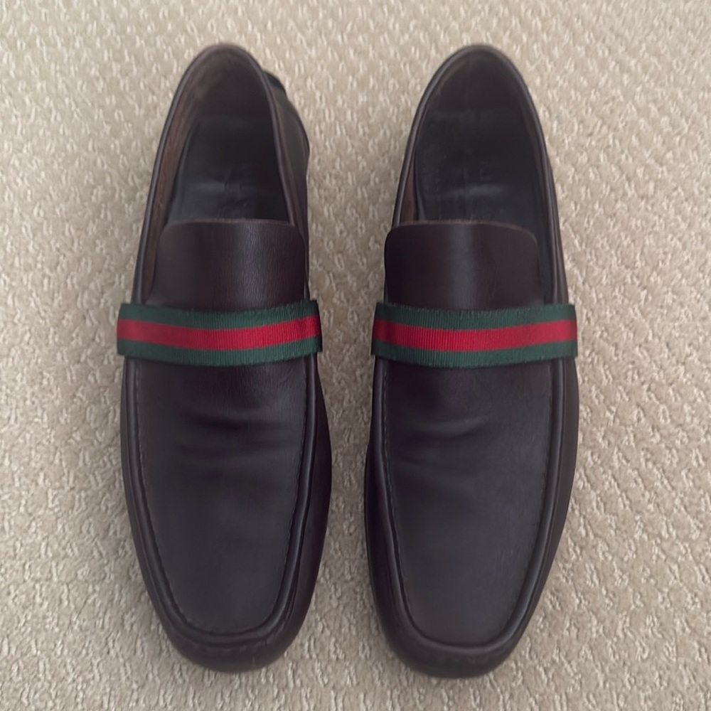 Gucci driving moccasins size 9.5